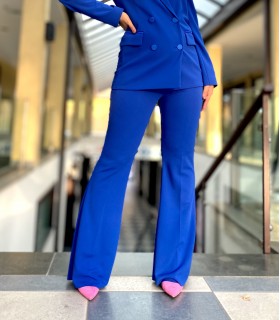 Pantalone a zampa vita alta