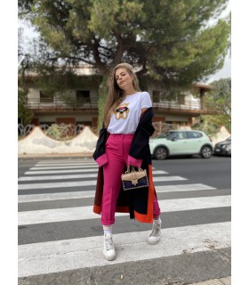 Pantalone basic fuxia